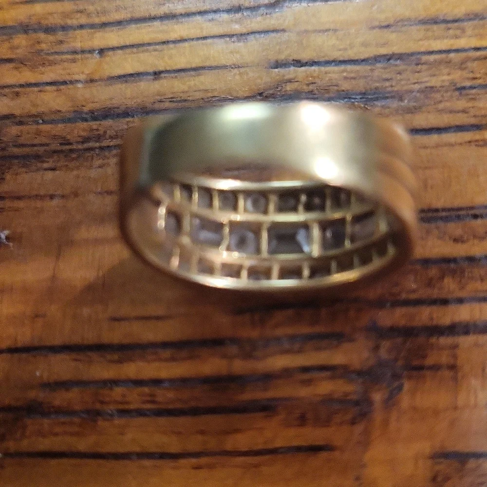 18 KT GOLD 1 Carat E F VVS 1  EXTREMELY FINE ESTATE DIAMOND RING  ONE OF A KIND - Picture 6 of 6